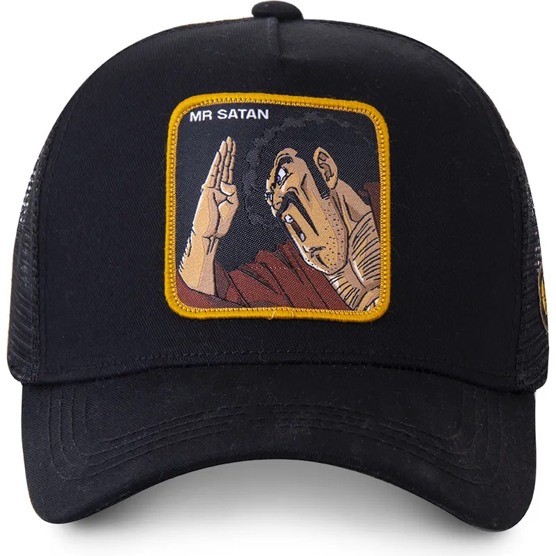 cappelli-curva-nero-snapback-mr-satan-dragon-ball-di-capslab