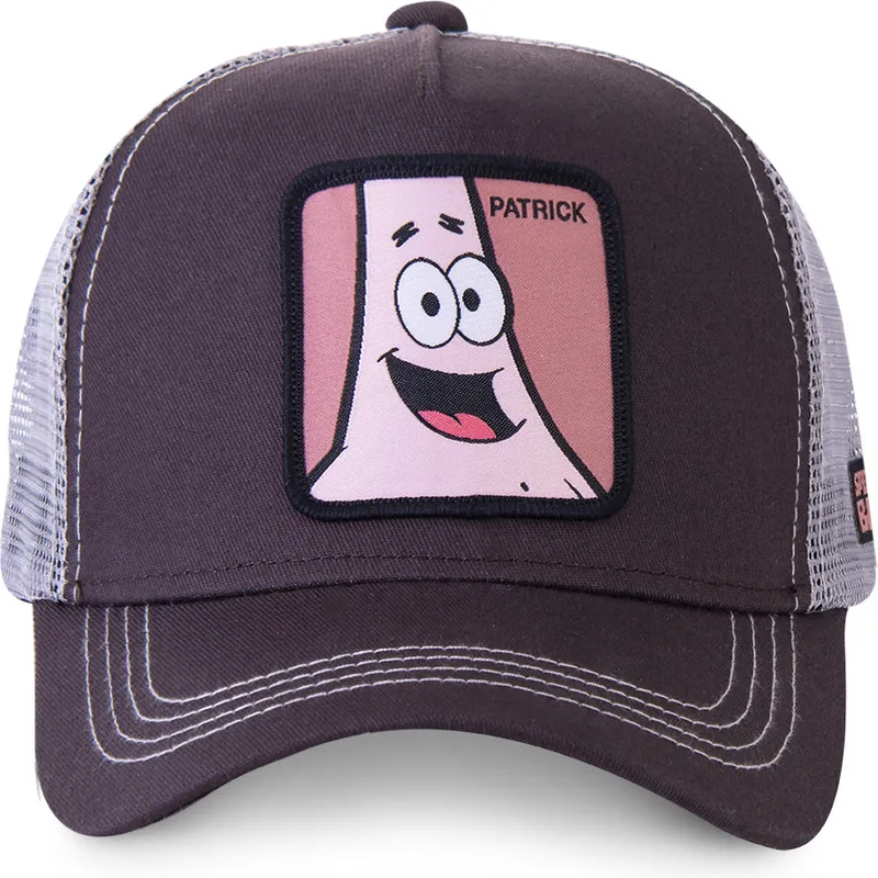 cappelli-curva-grigio-snapback-patricio-stella-spongebob-di-capslab