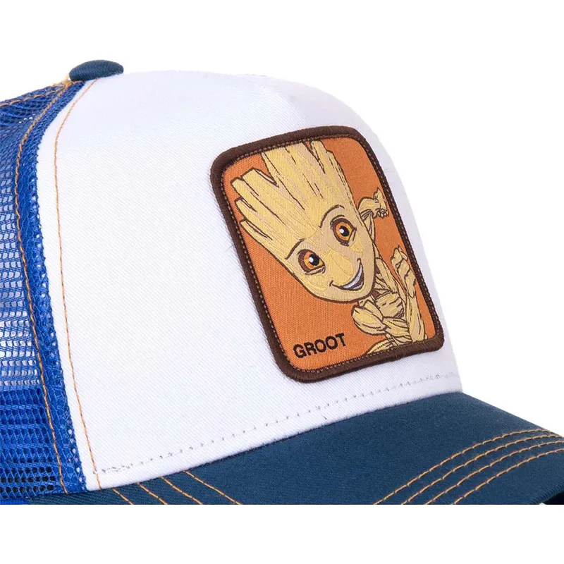 cappelli-curva-bianco-snapback-groot-marvel-comics-di-capslab cappelli-curva-bianco-snapback-groot-marvel-comics-di-capslab