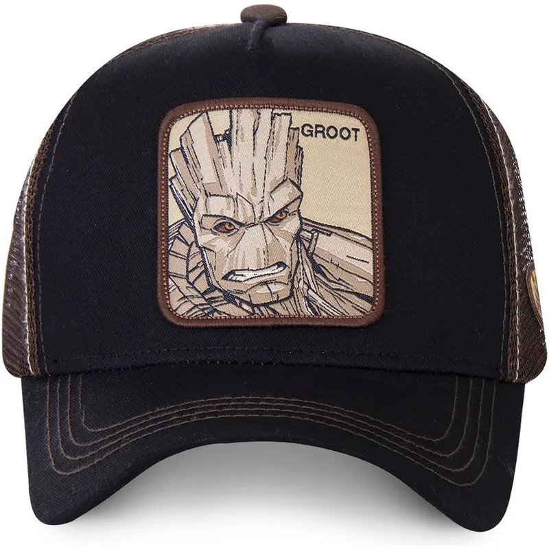 cappelli-curva-nero-snapback-groot-marvel-comics-di-capslab cappelli-curva-nero-snapback-groot-marvel-comics-di-capslab