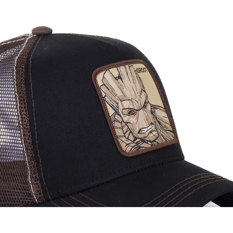 cappelli-curva-nero-snapback-groot-marvel-comics-di-capslab cappelli-curva-nero-snapback-groot-marvel-comics-di-capslab