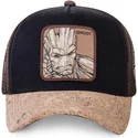 cappelli-curva-nero-snapback-groot-marvel-comics-di-capslab