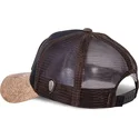 capslab-marvel-comics-groot-gro4-cappellino-trucker-nero-e-marrone-con-visiera-in-sughero