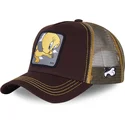 cappelli-curva-marrone-snapback-titti-looney-tunes-di-capslab
