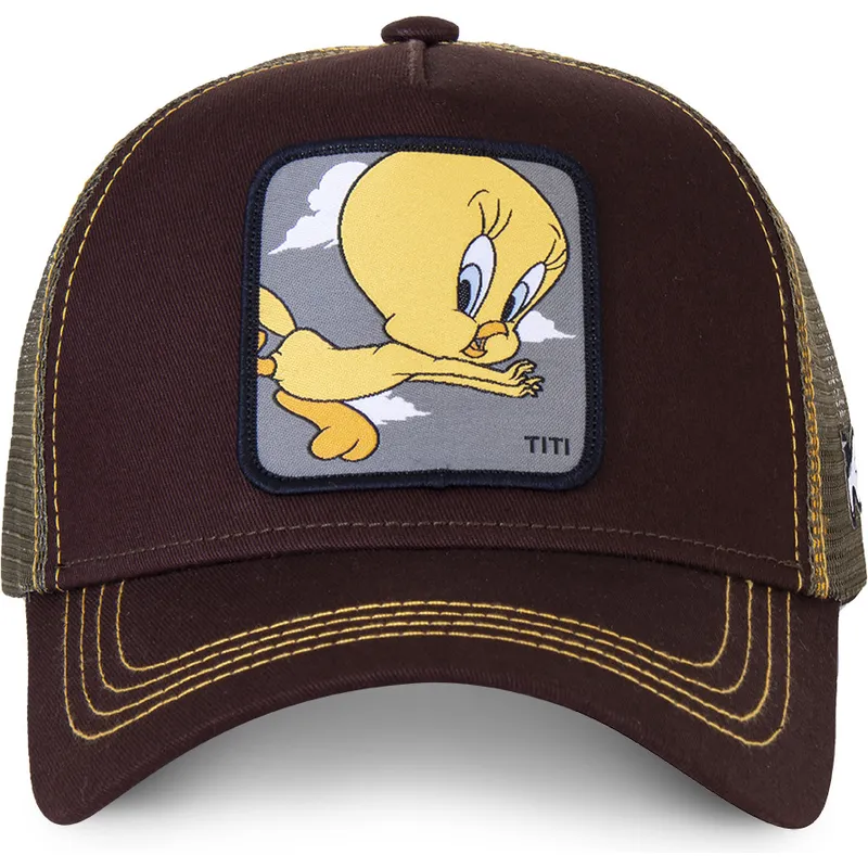 cappelli-curva-marrone-snapback-titti-looney-tunes-di-capslab cappelli-curva-marrone-snapback-titti-looney-tunes-di-capslab