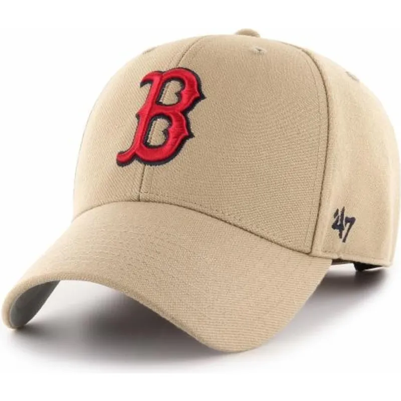 cappelli-curva-khaki-snapback-ajustable-mvp-dei-boston-red-sox-mlb-di-47-brand cappelli-curva-khaki-snapback-ajustable-mvp-dei-boston-red-sox-mlb-di-47-brand