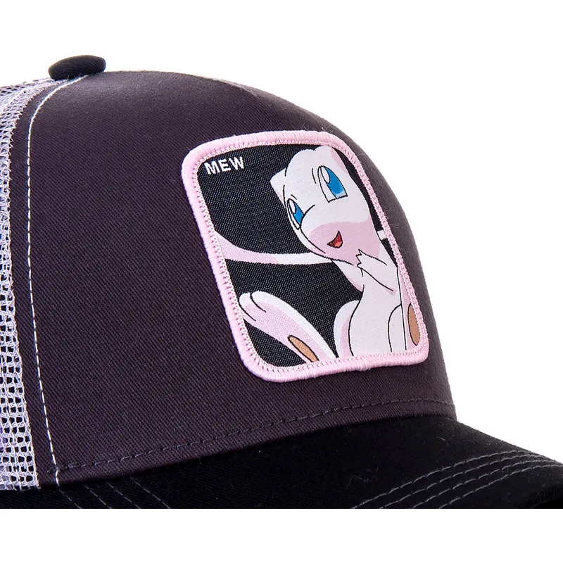 cappelli-curva-nero-snapback-mew-pokemon-di-capslab