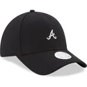 cappelli-curva-nero-cinghia-regolabile-9forty-melton-dei-atlanta-braves-mlb-di-new-era