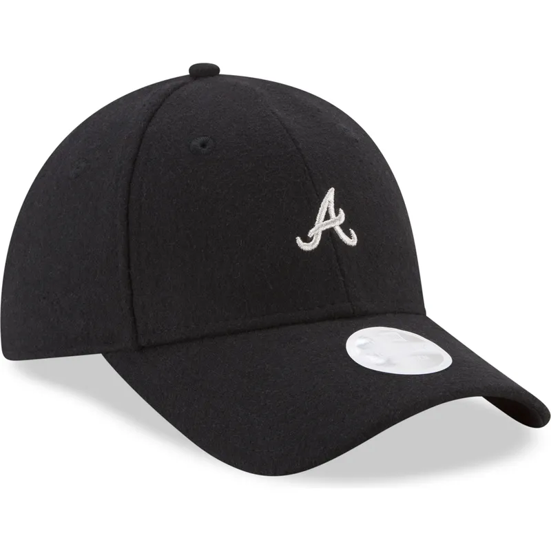 cappelli-curva-nero-cinghia-regolabile-9forty-melton-dei-atlanta-braves-mlb-di-new-era cappelli-curva-nero-cinghia-regolabile-9forty-melton-dei-atlanta-braves-mlb-di-new-era