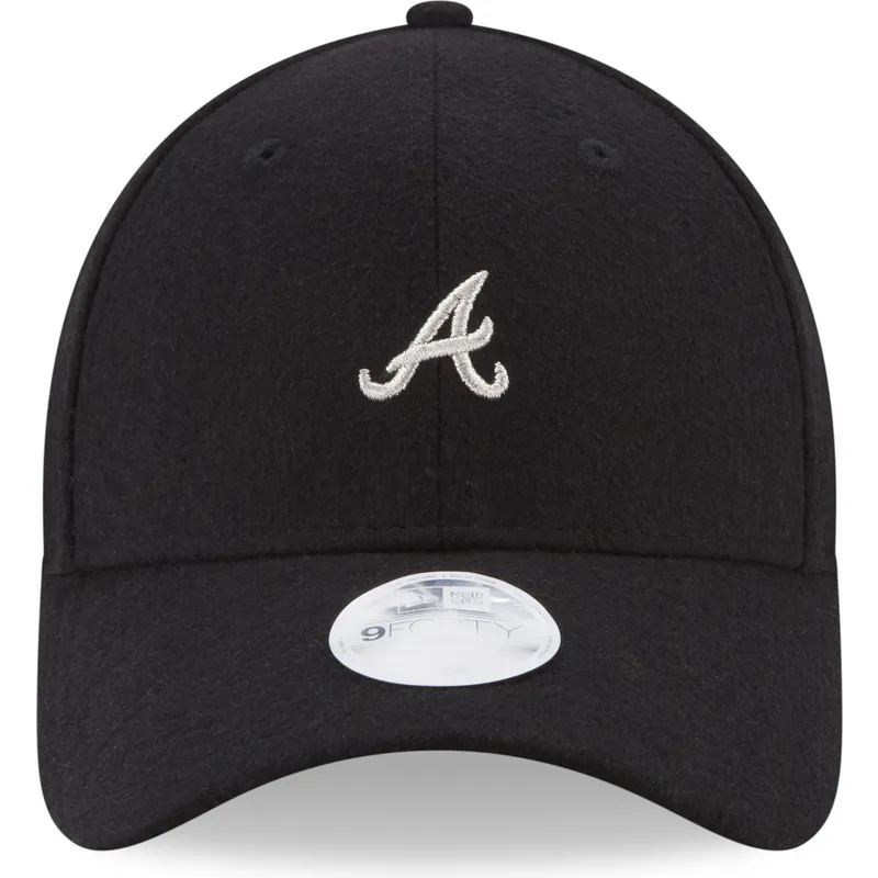 cappelli-curva-nero-cinghia-regolabile-9forty-melton-dei-atlanta-braves-mlb-di-new-era cappelli-curva-nero-cinghia-regolabile-9forty-melton-dei-atlanta-braves-mlb-di-new-era