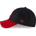 cappellino-curvo-blu-navy-e-rosso-regolabile-9forty-the-league-dei-cleveland-indians-mlb-di-new-era