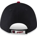 cappellino-curvo-blu-navy-e-rosso-regolabile-9forty-the-league-dei-cleveland-indians-mlb-di-new-era