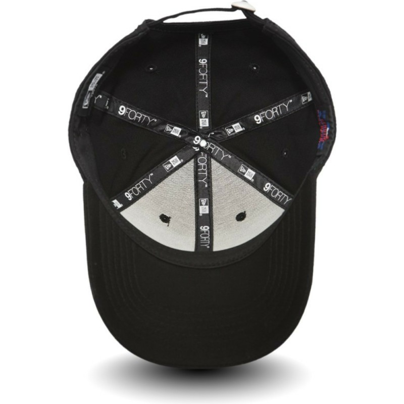 new-era-curved-brim-black-logo-9forty-league-essential-new-york-yankees-mlb-black-adjustable-cap