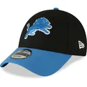 cappellino-curvo-nero-regolabile-9forty-the-league-dei-detroit-lions-nfl-di-new-era