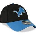 cappellino-curvo-nero-regolabile-9forty-the-league-dei-detroit-lions-nfl-di-new-era