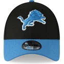 cappellino-curvo-nero-regolabile-9forty-the-league-dei-detroit-lions-nfl-di-new-era