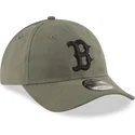 cappelli-curva-verde-cinghia-regolabile-9twenty-nylon-packable-dei-boston-red-sox-mlb-di-new-era
