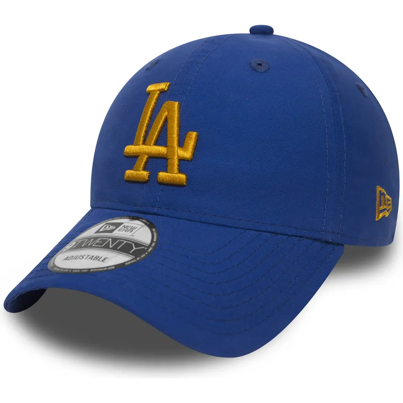 cappelli-curva-blu-cinghia-regolabile-dorado-9twenty-nylon-packable-dei-los-angeles-dodgers-mlb-di-new-era