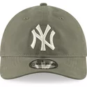 new-era-curved-brim-9twenty-nylon-packable-new-york-yankees-mlb-green-adjustable-cap