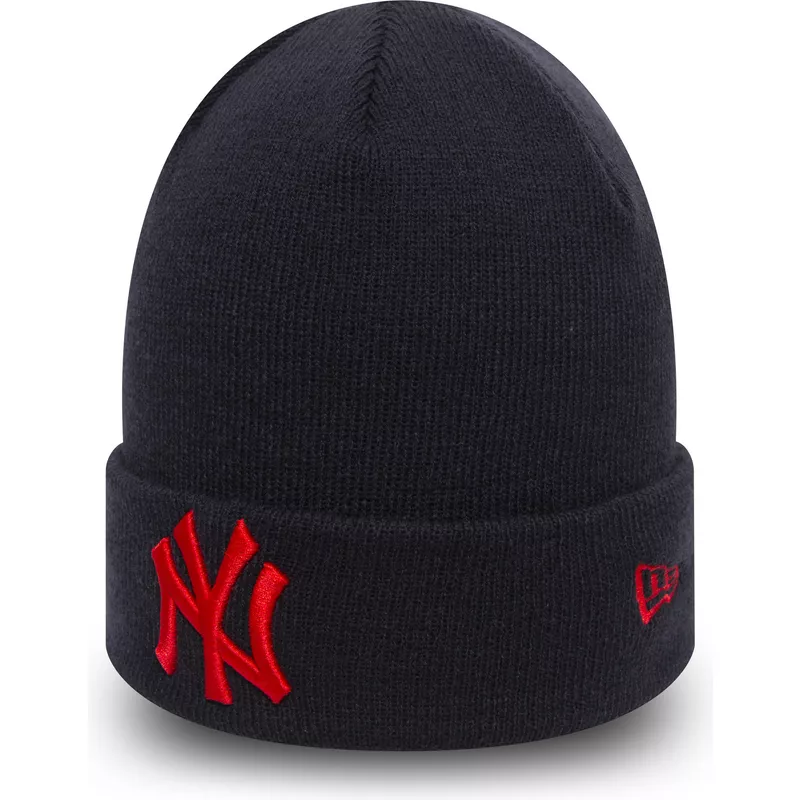 new-era-cuff-knit-league-essential-new-york-yankees-mlb-navy-blue-beanie-con-logo-rosso