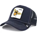 gorra-trucker-blu-navy-ape-fierce-di-goorin-bros