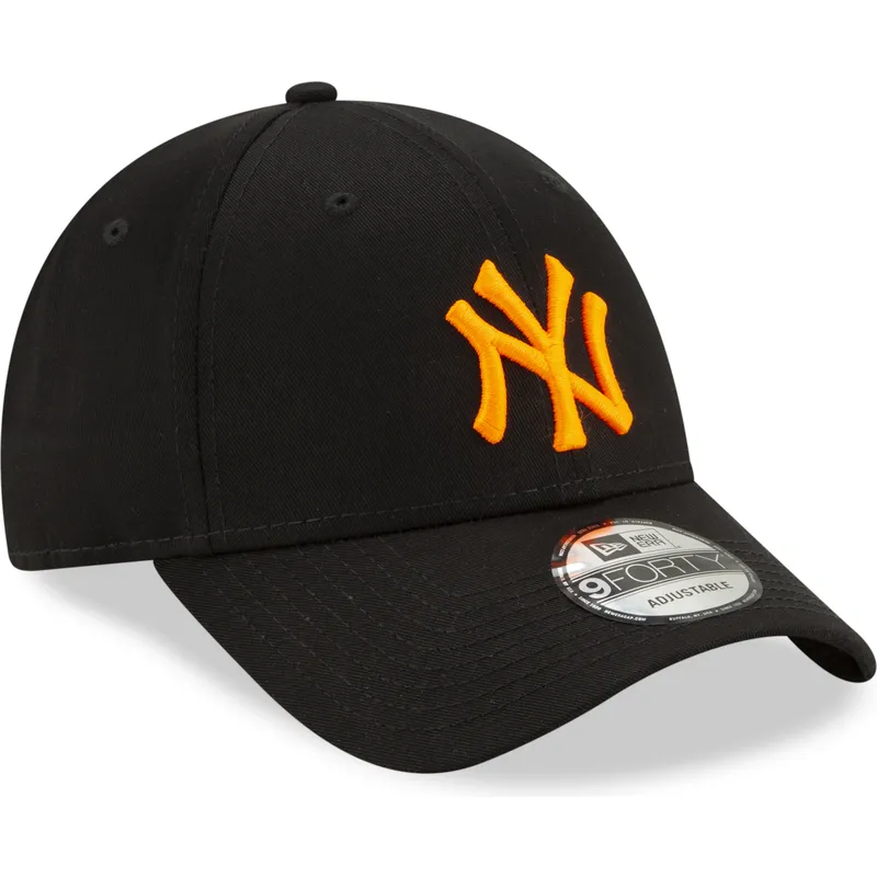 cappelli-curva-nero-cinghia-regolabile-9forty-league-essential-neon-dei-new-york-yankees-mlb-di-new-era