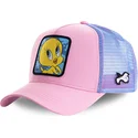cappelli-curva-rosa-snapback-titti-looney-tunes-di-capslab