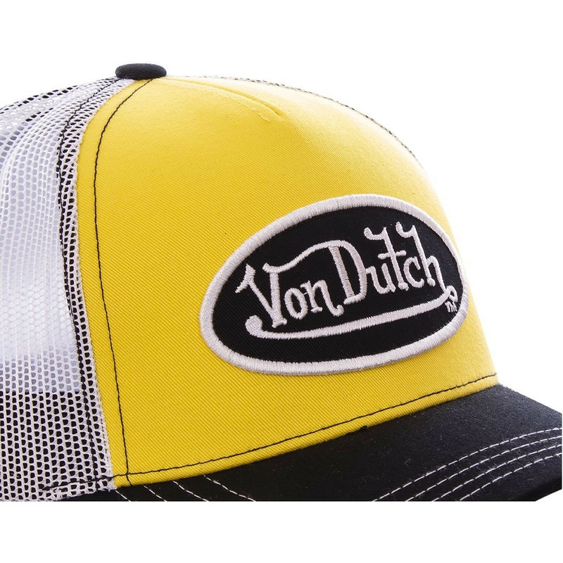 von-dutch-col-yel-yellow-white-and-black-trucker-hat