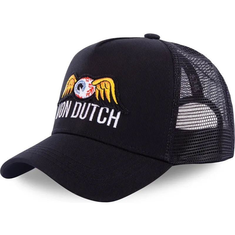 cappellino-trucker-nero-eyepat3-di-von-dutch
