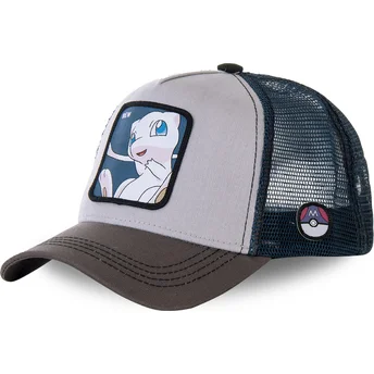 cappelli-curva-grigio-snapback-mew-pokemon-di-capslab