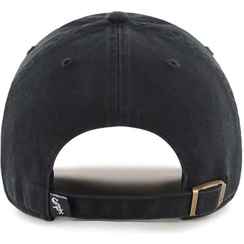 cappelli-curva-nero-cinghia-regolabile-dei-chicago-white-sox-mlb-di-47-brand