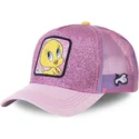 cappelli-curva-rosa-snapback-titti-looney-tunes-di-capslab
