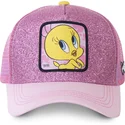 cappelli-curva-rosa-snapback-titti-looney-tunes-di-capslab