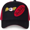 cappellino-trucker-nero-e-rosso-dblpat-di-von-dutch