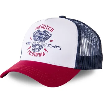 Cappello curvo bianco snapback MOTBLU di Von Dutch