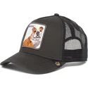 gorra-trucker-nera-cane-bulldog-butch-di-goorin-bros