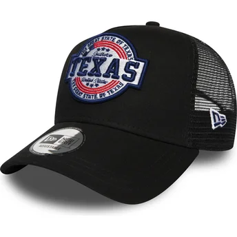cappellino-trucker-nero-a-frame-usa-patch-texas-di-new-era