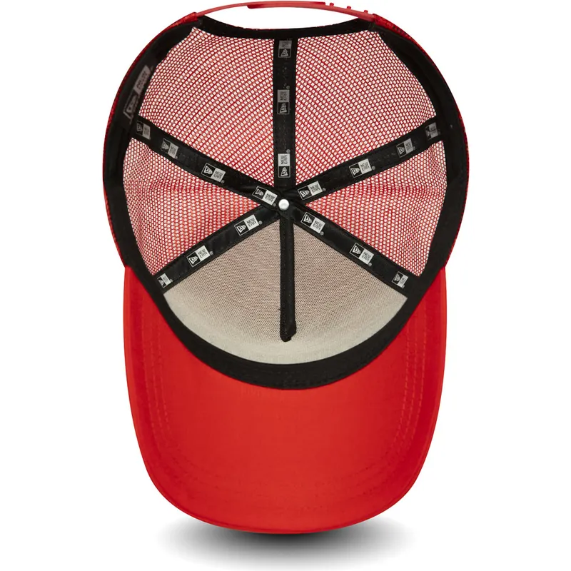 cappelli-curva-rosso-snapback-a-frame-di-new-era