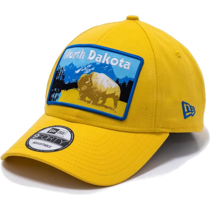 cappelli-curva-giallo-cinghia-regolabile-9forty-di-new-era