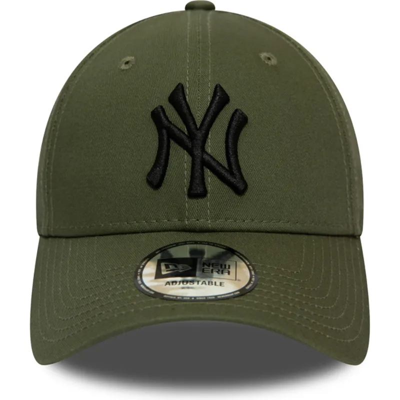 cappelli-curva-verde-cinghia-regolabile-negro-9forty-league-essential-dei-new-york-yankees-mlb-di-new-era