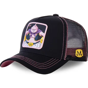 cappello-trucker-nero-e-rosa-buu-big3-dragon-ball-di-capslab