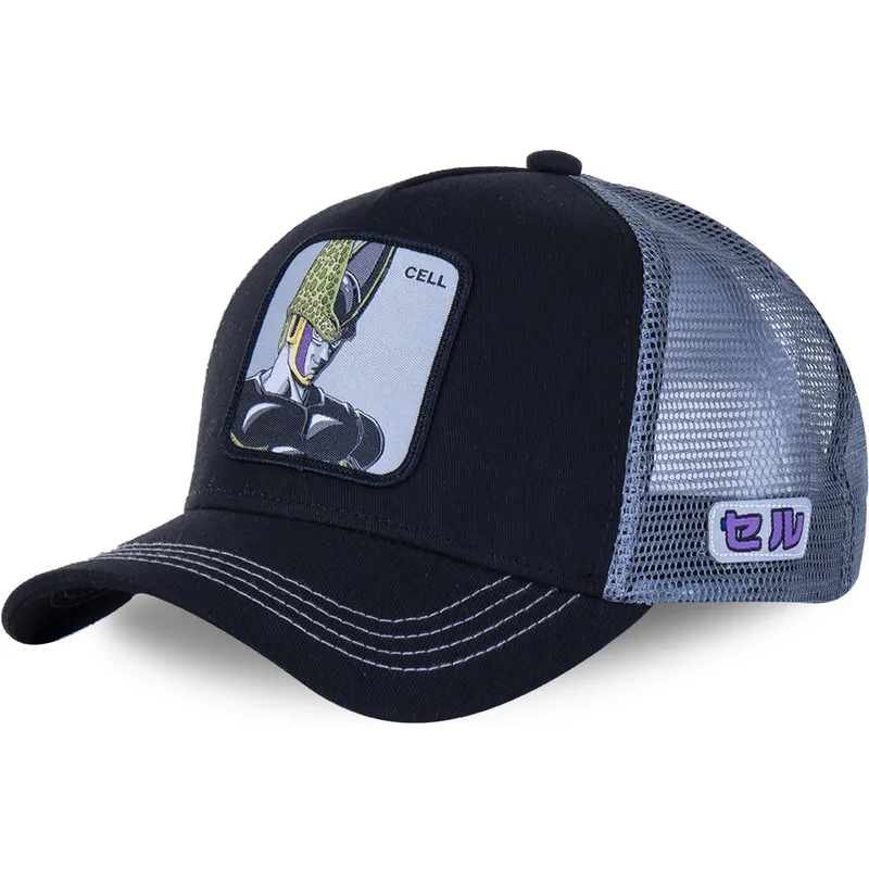 cappelli-curva-nero-snapback-cell-dragon-ball-di-capslab cappelli-curva-nero-snapback-cell-dragon-ball-di-capslab