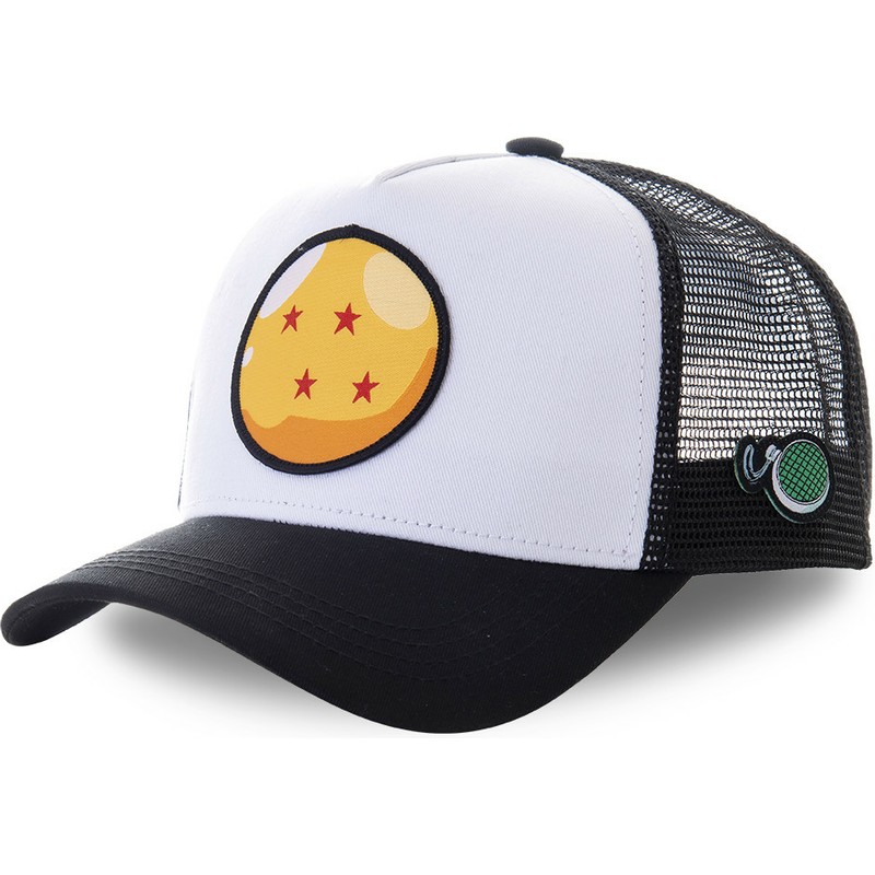 capslab-four-star-dragon-ball-cri2-dragon-ball-white-and-black-trucker-hat