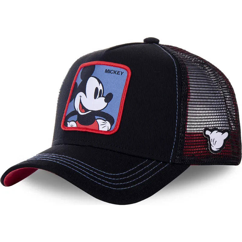 cappelli-curva-nero-snapback-mickey-mouse-disney-di-capslab