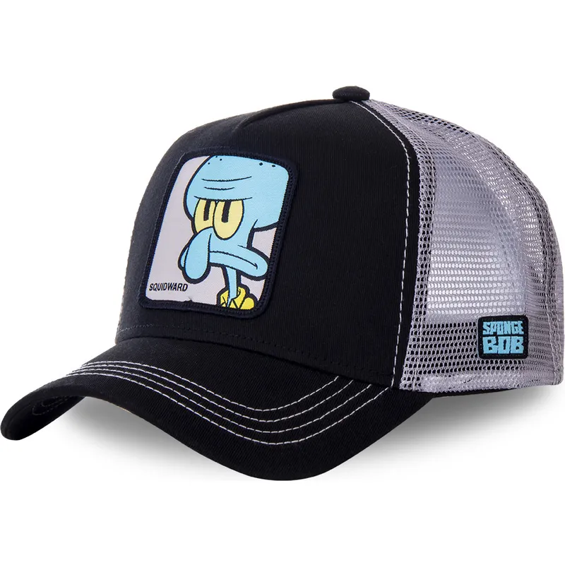 cappelli-curva-nero-snapback-calamardo-tentacoli-spongebob-di-capslab