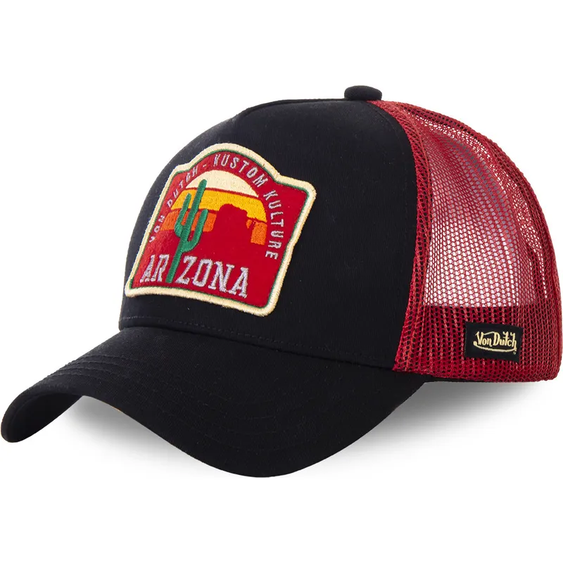 cappellino-trucker-nero-e-rosso-arizona-az2-di-von-dutch