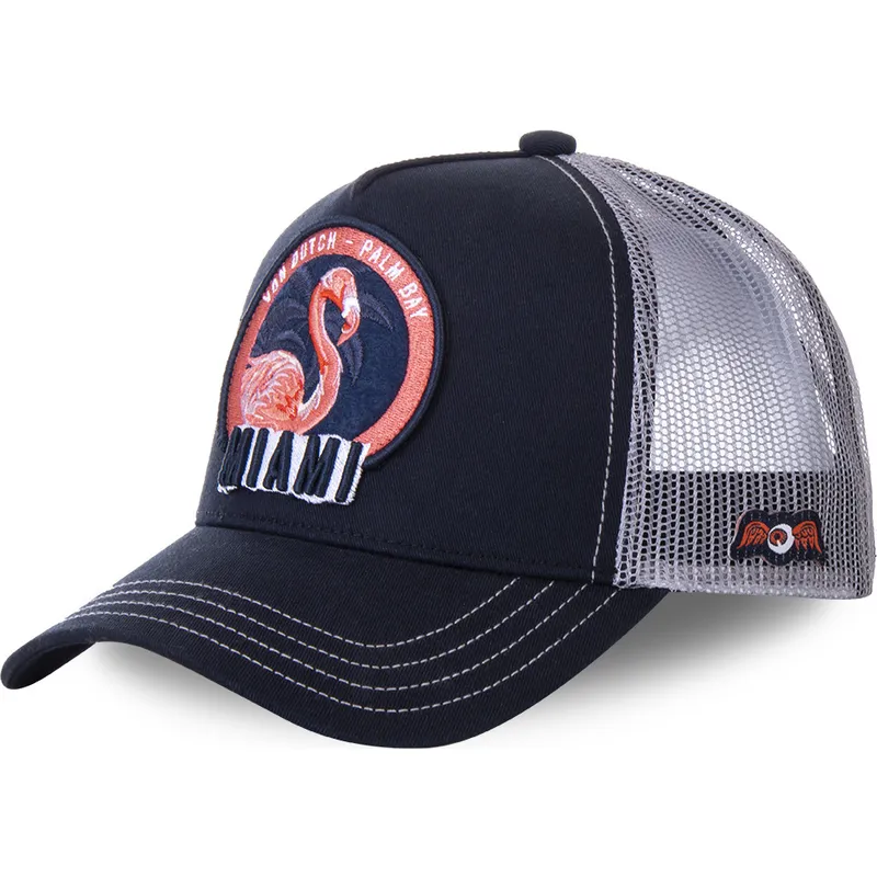 cappellino-trucker-blu-navy-e-grigio-miami-fl1-di-von-dutch