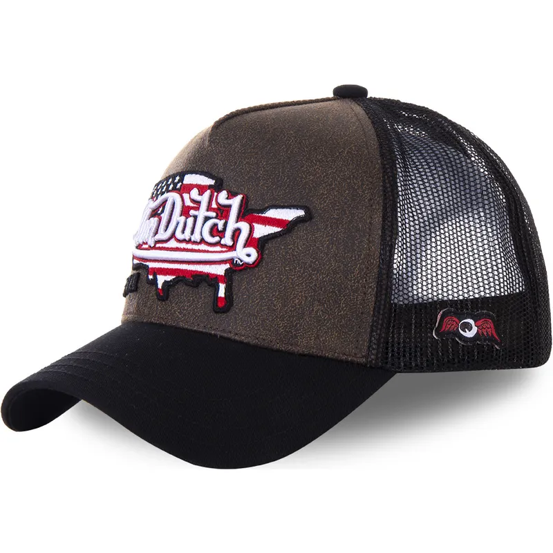 cappelli-curva-marrone-snapback-di-von-dutch