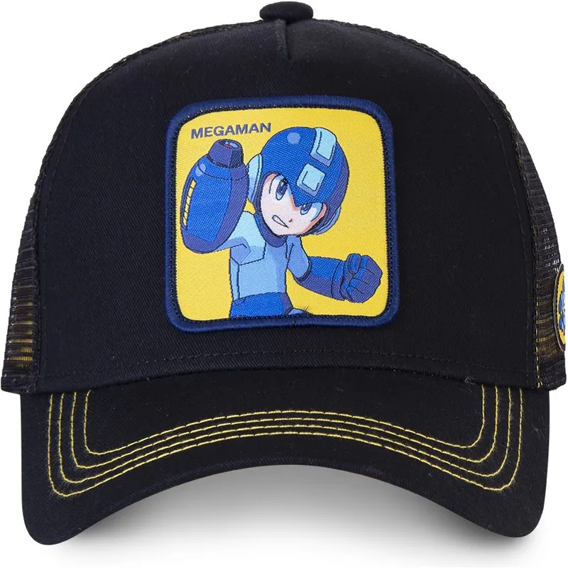 cappelli-curva-nero-snapback-mega-man-mega-man-di-capslab