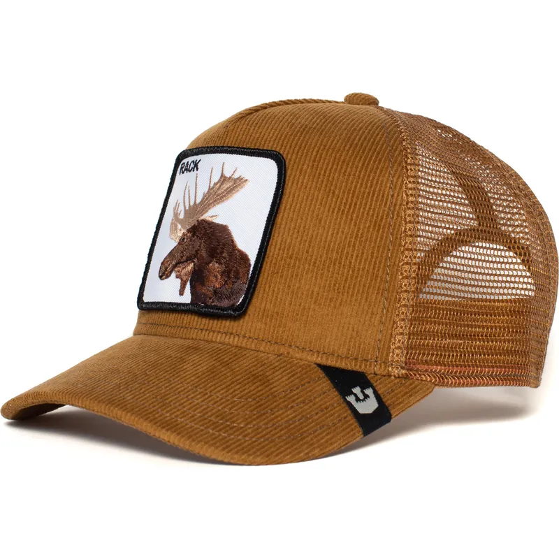 cappellino-trucker-marrone-alce-moose-head-di-goorin-bros
